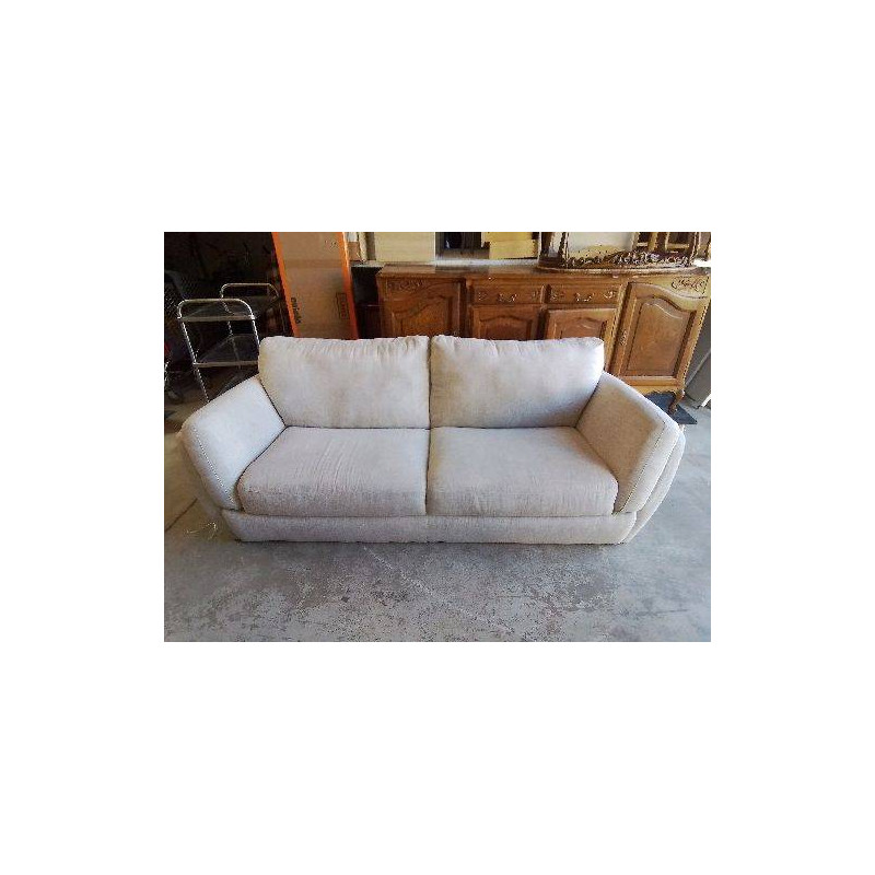 CANAPÉ EN TISSUS GRIS 