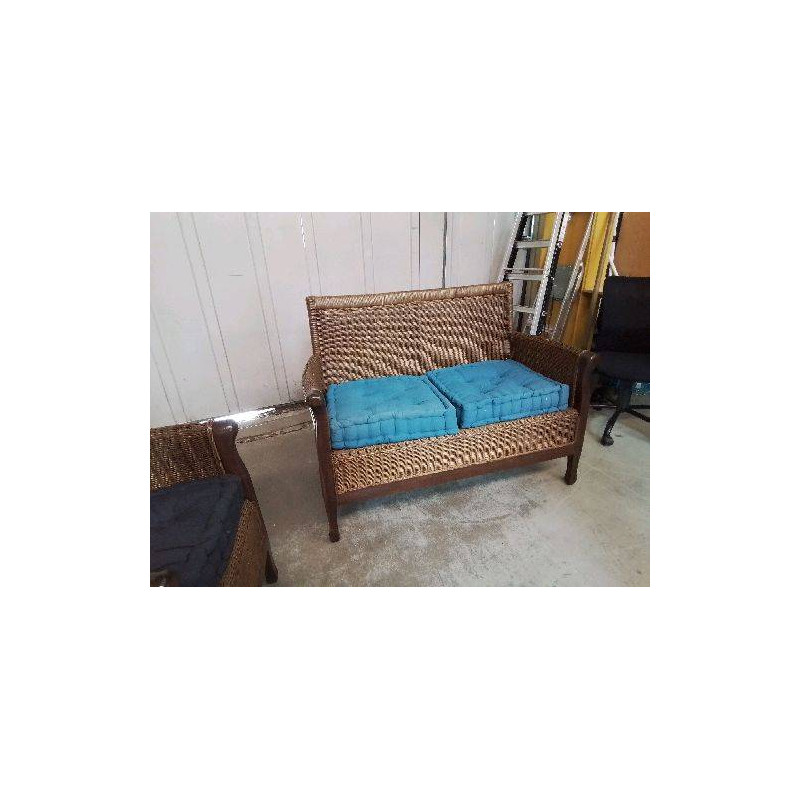 BANC DE TERASSE EN OSIER