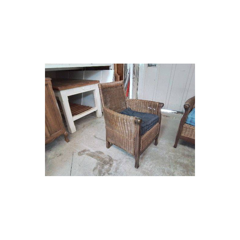 FAUTEUIL DE TERASSE EN OSIER