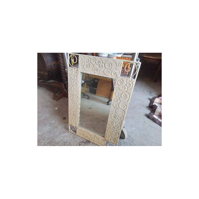 MIROIR PLATEAU METALIQUE 