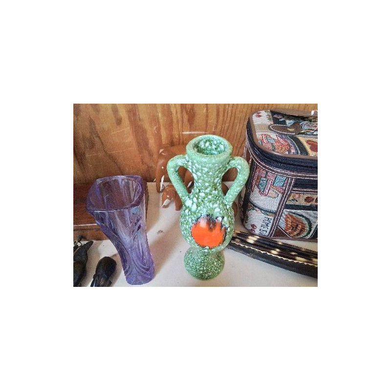 VASE VERT STYLE VALLAURIS 