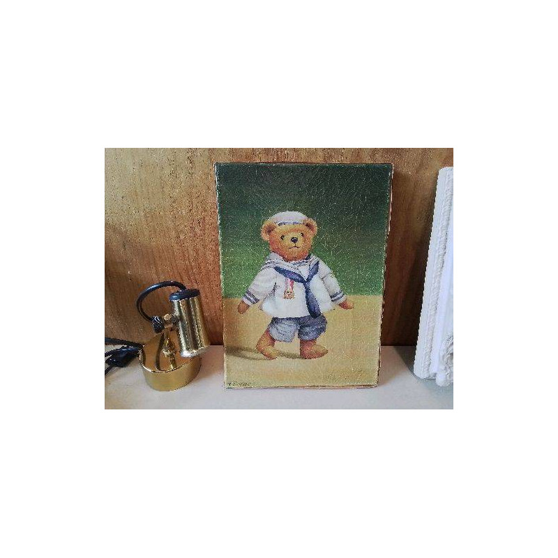 REPRODUCTION CADRE OURSON DE FABRICE DE VILLENEUVE 