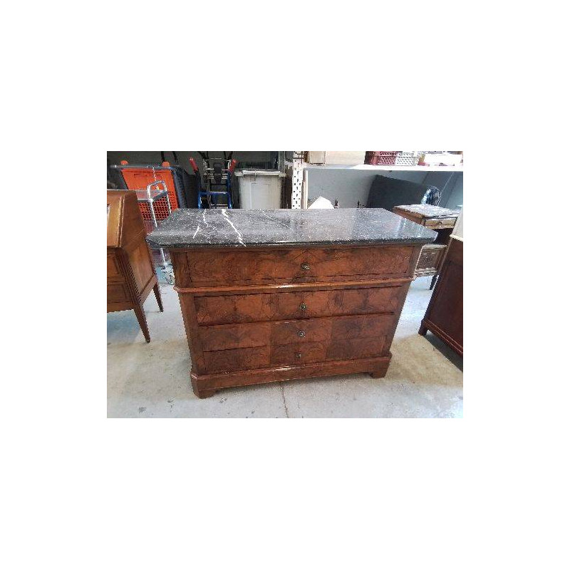 COMMODE  MARBRE NOIRE
