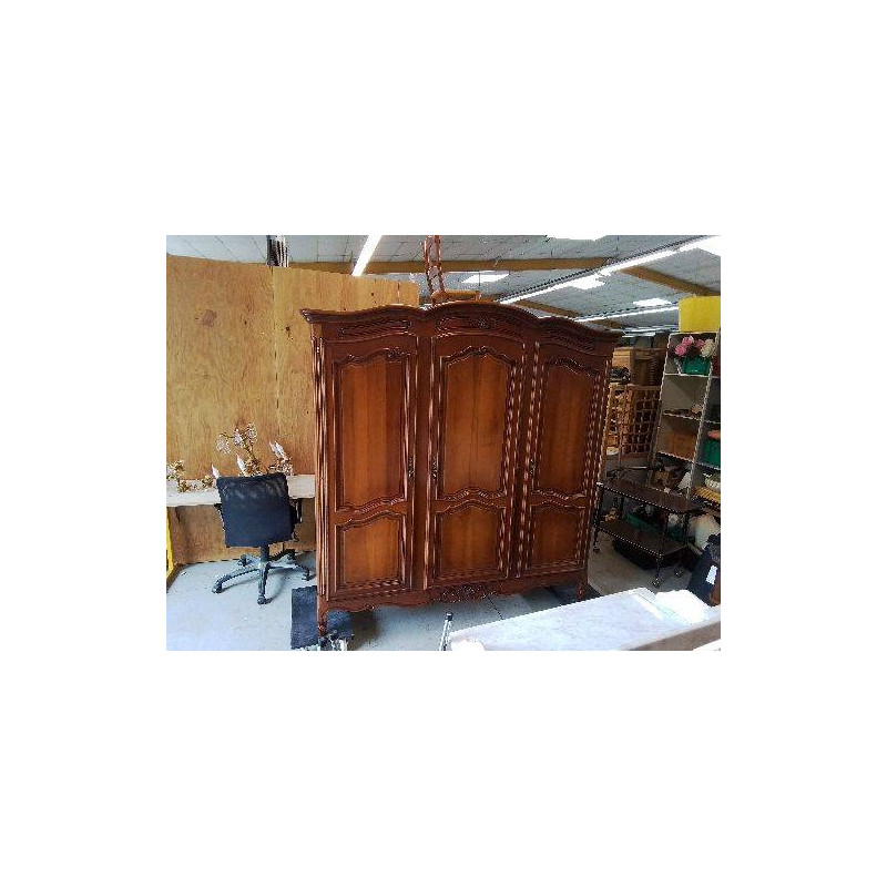 ARMOIRE 3 PORTES STYLE LOUIS PHILIPPE 