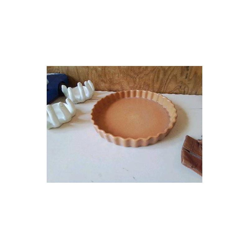 PLAT A TARTE EN GRES EMILLE HENRY