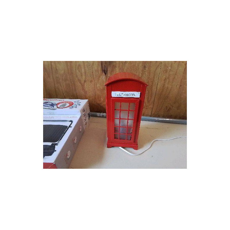 LAMPE CABINE TELEPHONIQUE BRITANIQUE