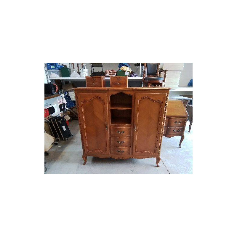 PETITE ARMOIRE ÉTAGÈRE STYLE LOUIS XV