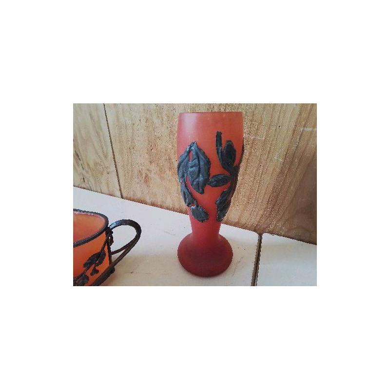 VASE EN PATE DE VERRE