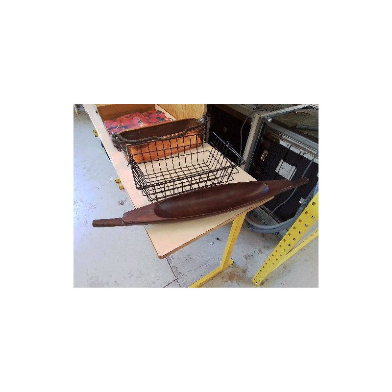 DECORATION DE TABLE BARQUE EN BOIS 
