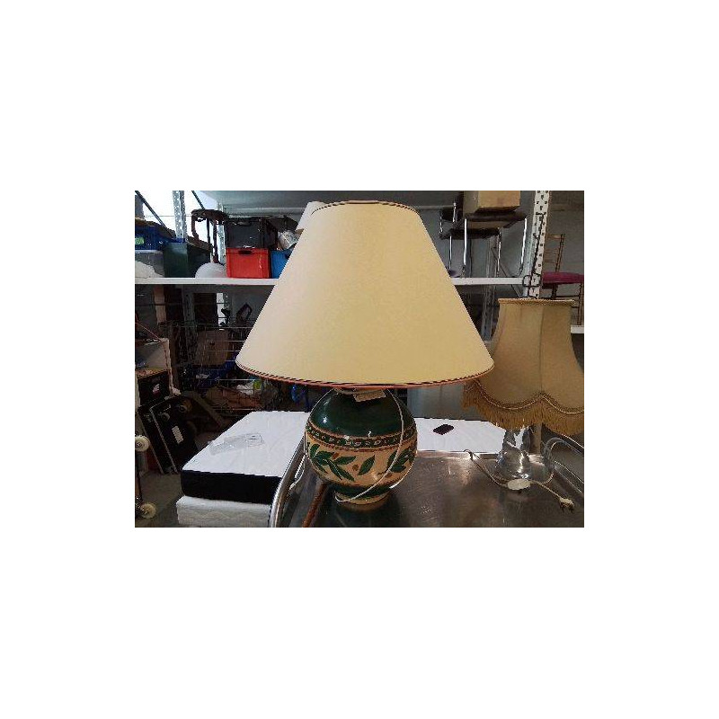 GRANDE LAMPE VERTE OLIVE 