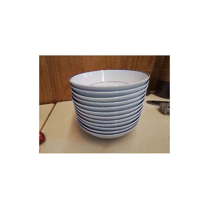 LOT 12 ASSIETTES A SOUPES