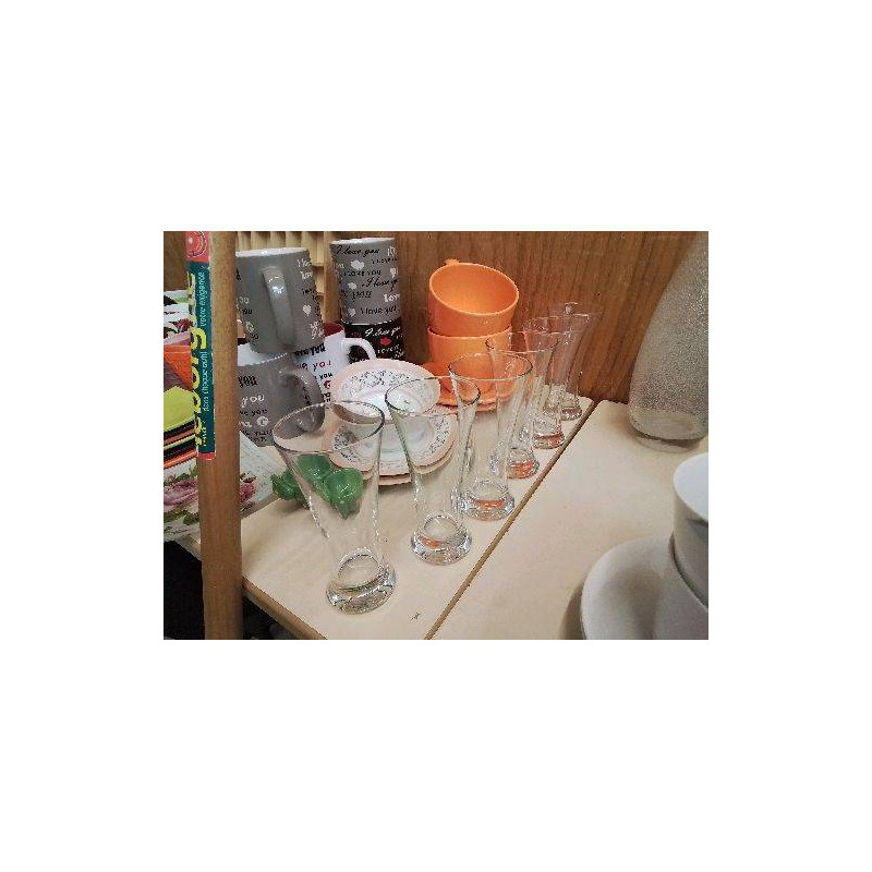 LOT DE 6 VERRES 
