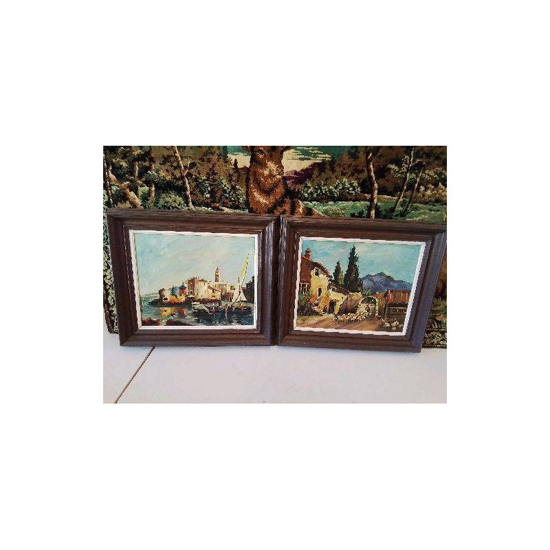 CADRE PEINTURE PAYSAGE 