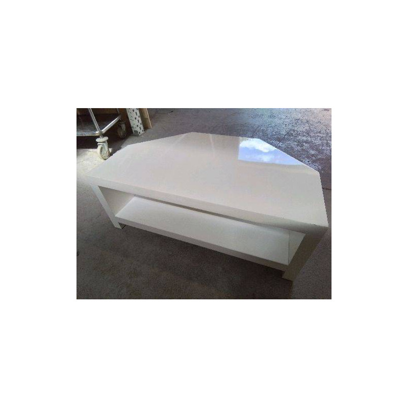 MEUBLE TV LAQUÉ BLANC 