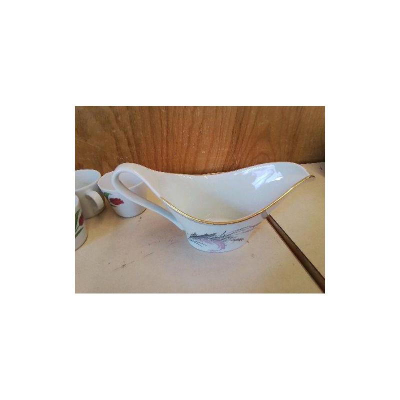 SAUCIÈRE EN PORCELAINE DE SOLOGNE 