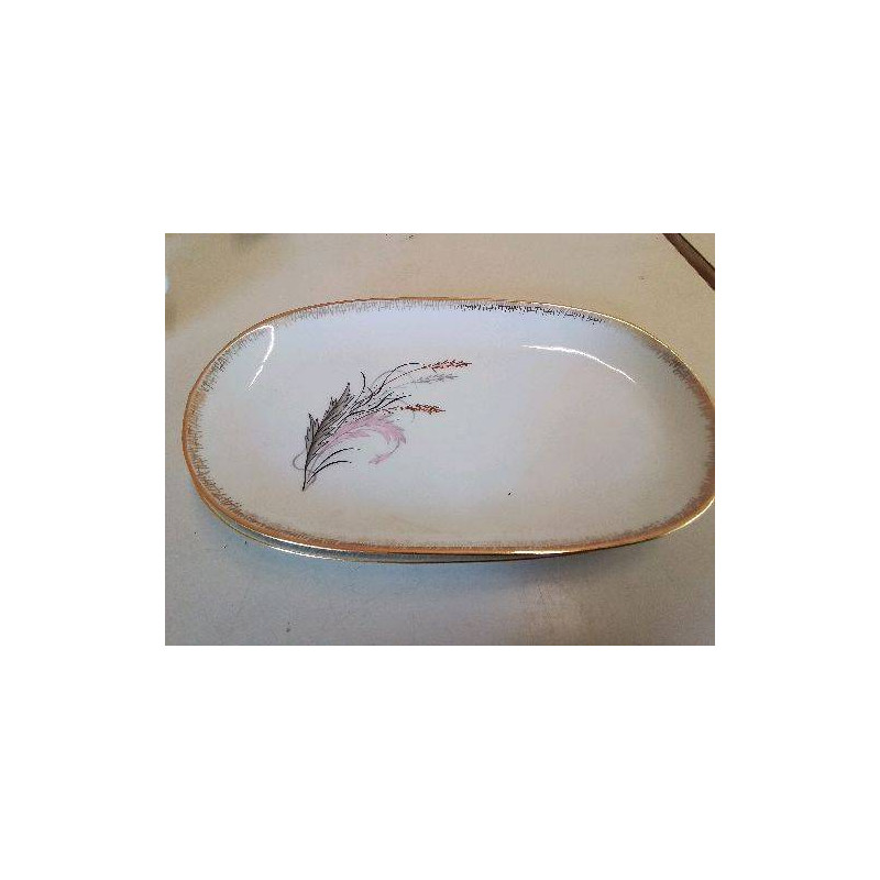 RAVIER EN PORCELAINE DE SOLOGNE 