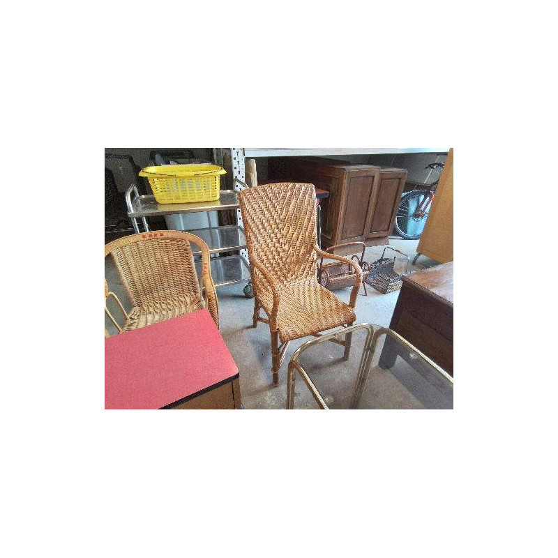 FAUTEUIL EN ROTIN