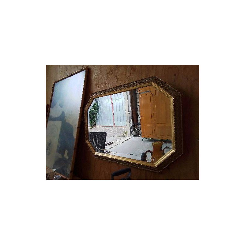 MIROIR CADRE DORÉ 