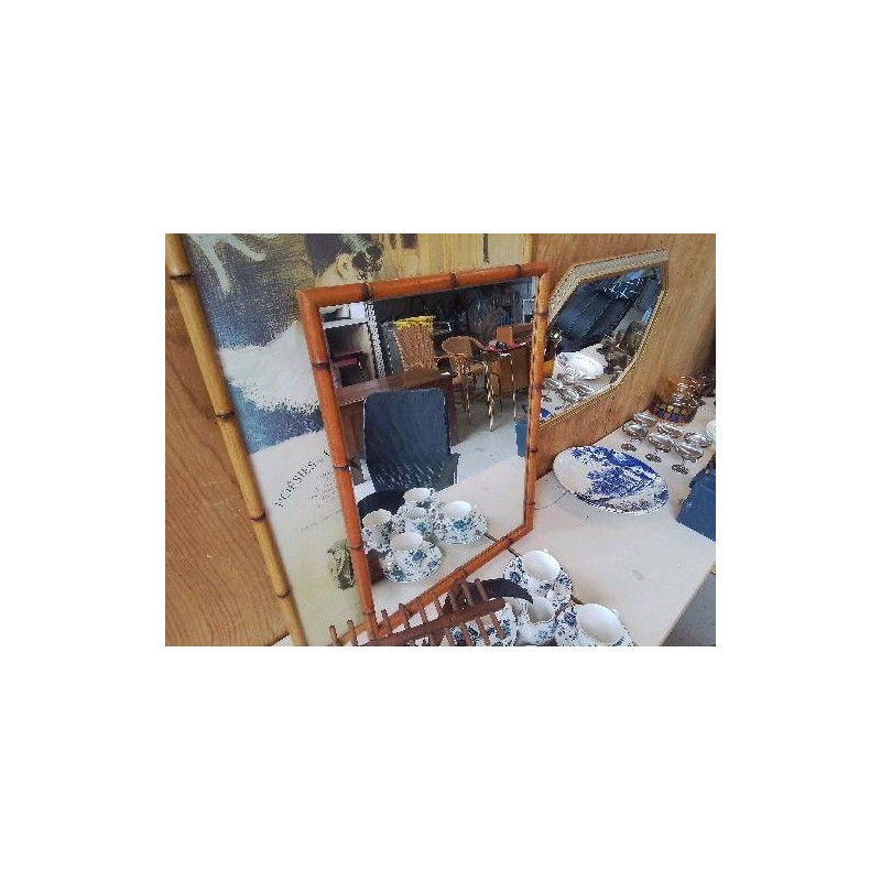 MIROIR CADRE BAMBOU 