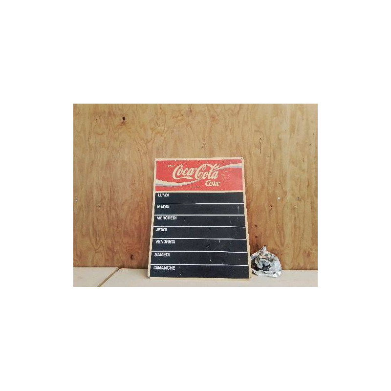 PANNEAU PUBLICITAIRE VINTAGE COCA COLA 