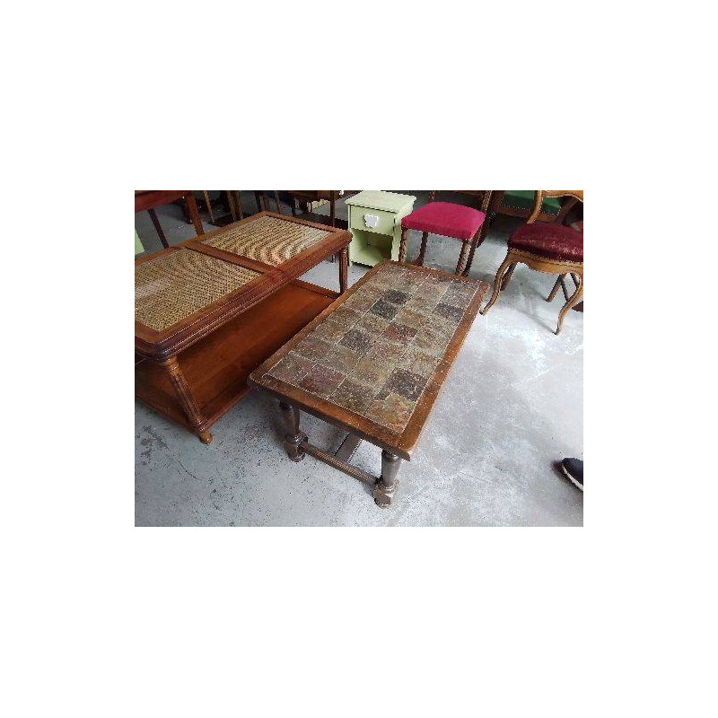 TABLE BASSE CARRELÉ 