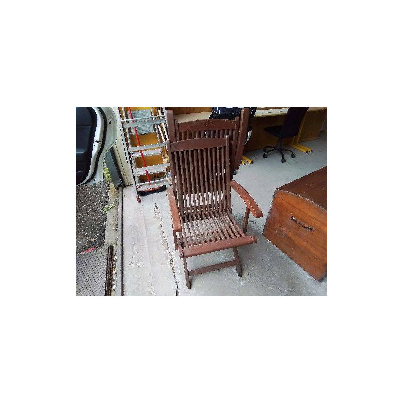 CHAISE EN TECK