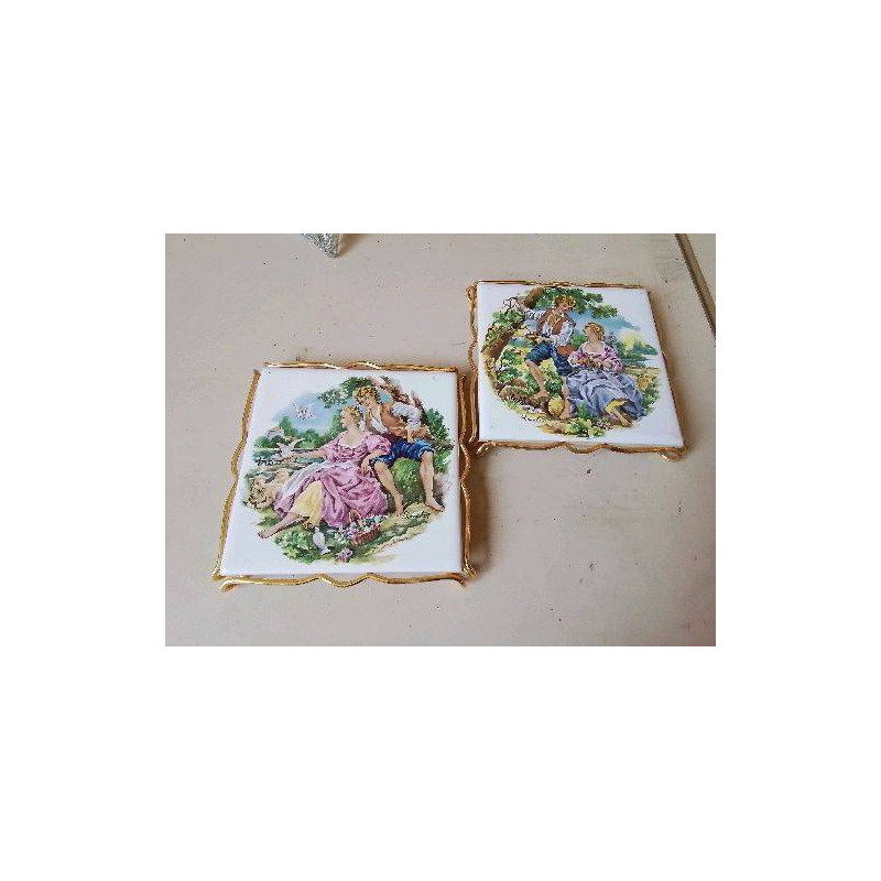 DESSOUS DE PLAT EN PORCELAINE 