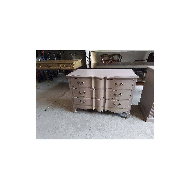 COMMODE CERUSÉ 3 TIROIRS