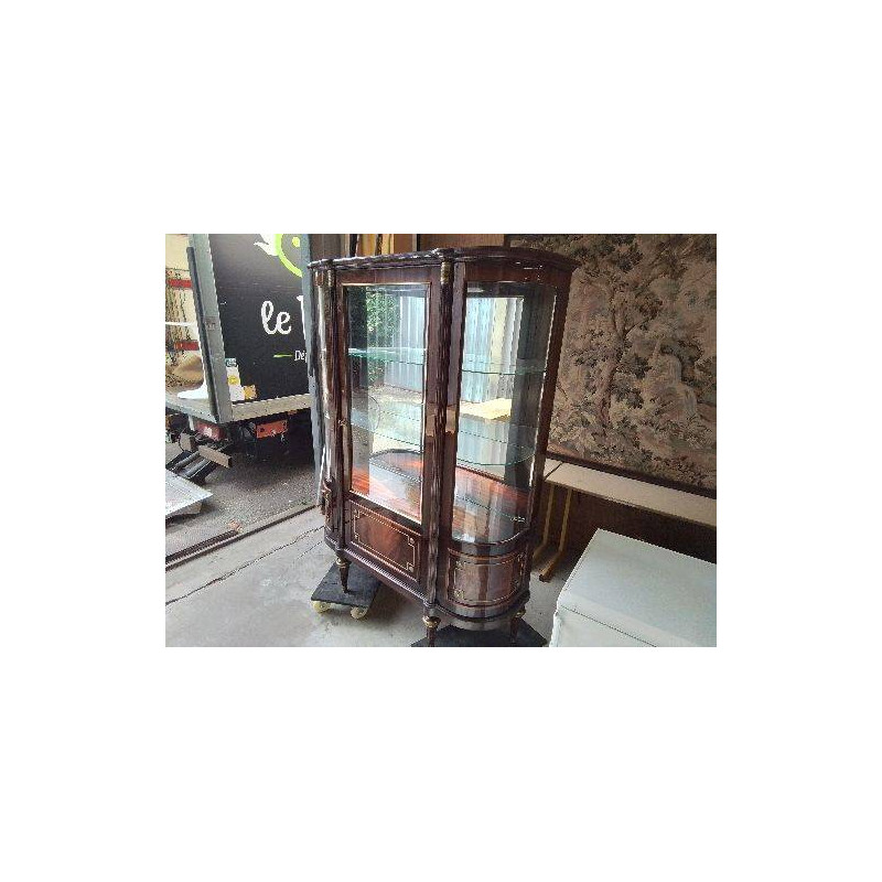 VITRINE VERRE BULLÉ