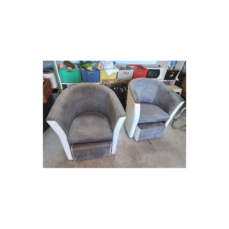 FAUTEUIL CLUB GRIS 