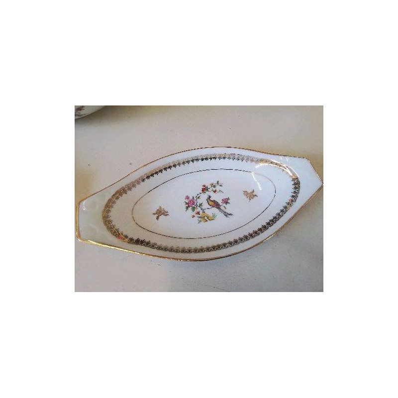 RAVIER EN PORCELAINE DE LIMOGE 