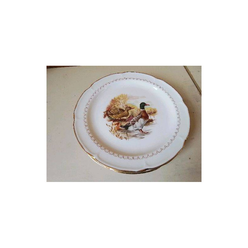 LOT DE 3 ASSIETTES DECORS DE CHASSE