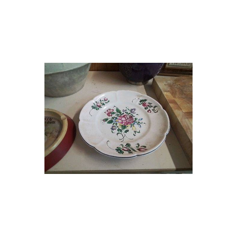 PLAT MOTIF FLORAL 