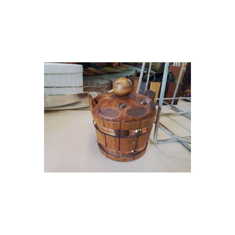 PETITE BOITE TABATIÈRE EN BOIS 
