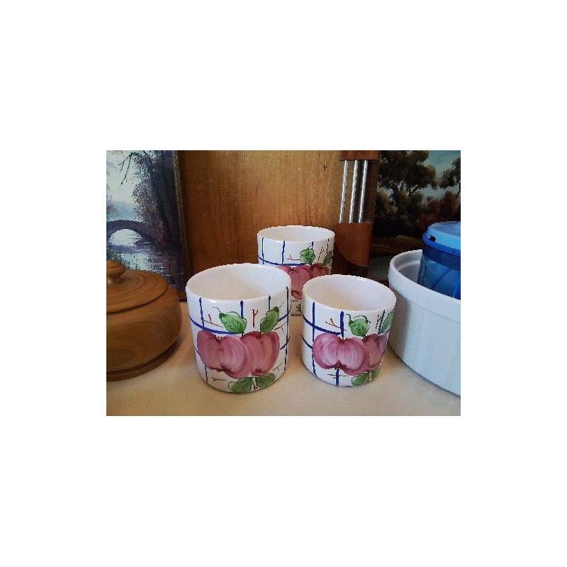 CACHE POT MOTIF FLORAL 