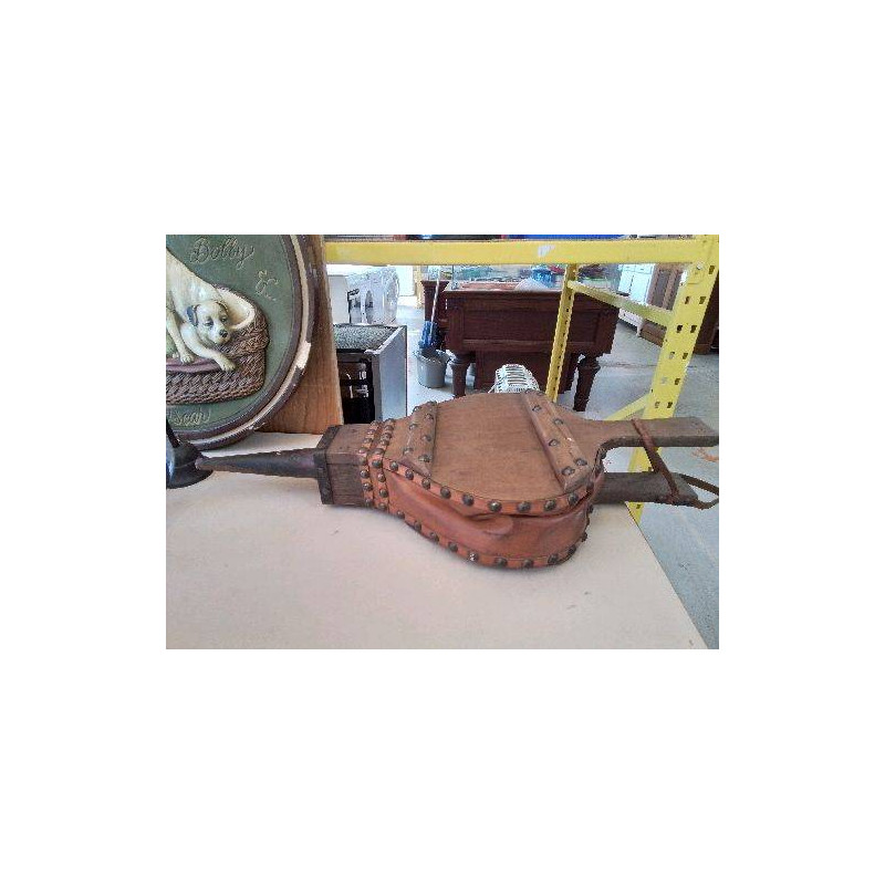 ANCIEN SOUFFLET DE CHEMINÉ 