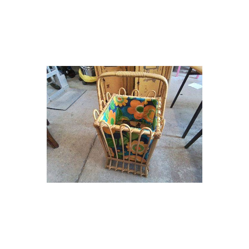 PANIER À LAINE ROTIN 