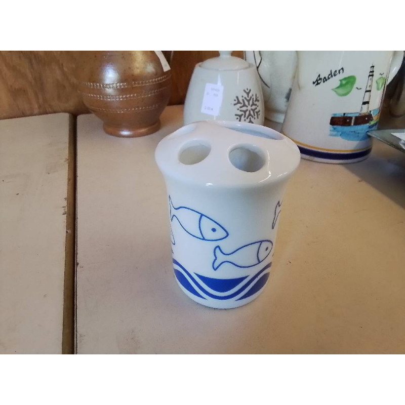 PETIT POT SALLE DE BAIN POISSON