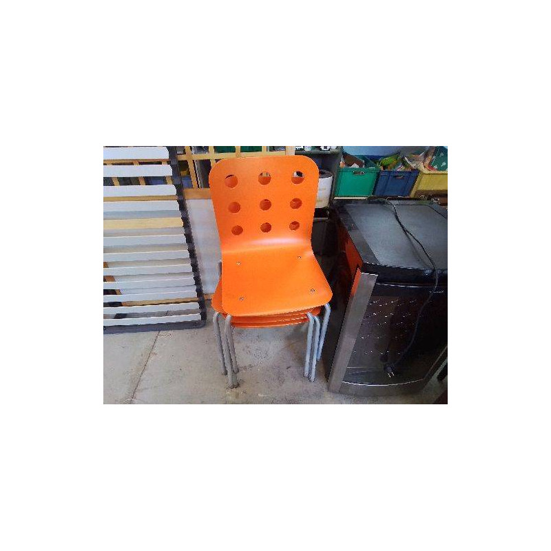 CHAISE DE CANTINE ORANGEA