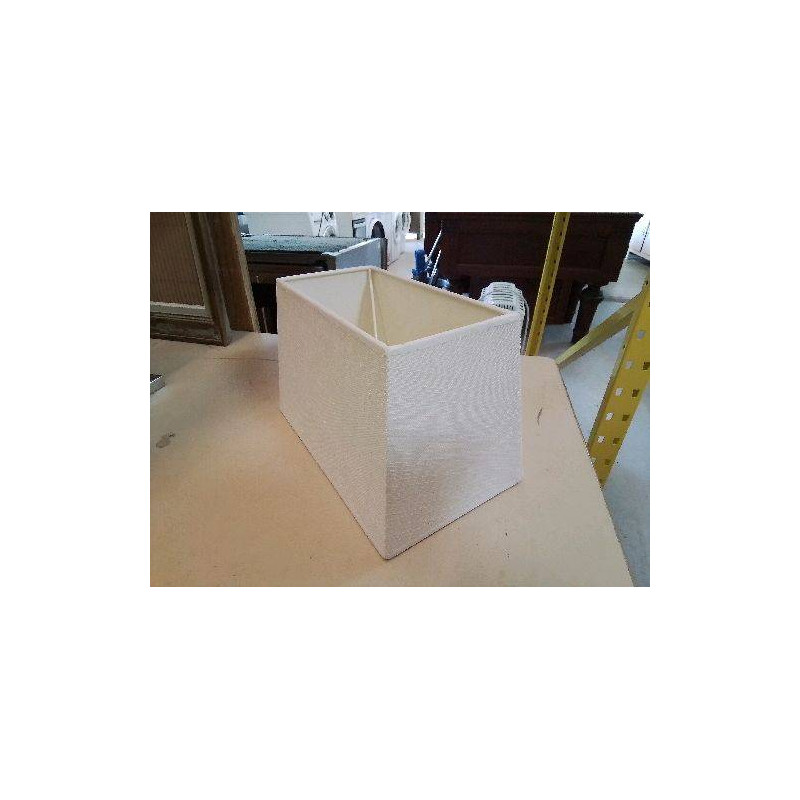 ABAJOUR BEIGE RECTANGULAIRE 