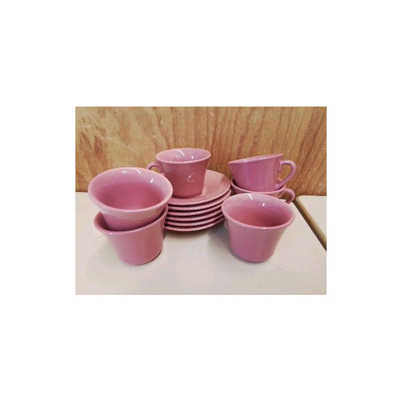 LOT DE 6 TASSES A CAFÉ AVEC SOUCOUPE 