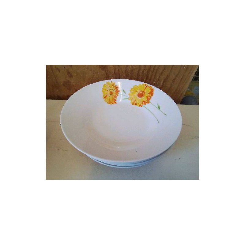 LOT DE 6 ASSIETTES CREUSES