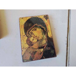 DECORATION RELIGIEUSE SUR BOIS