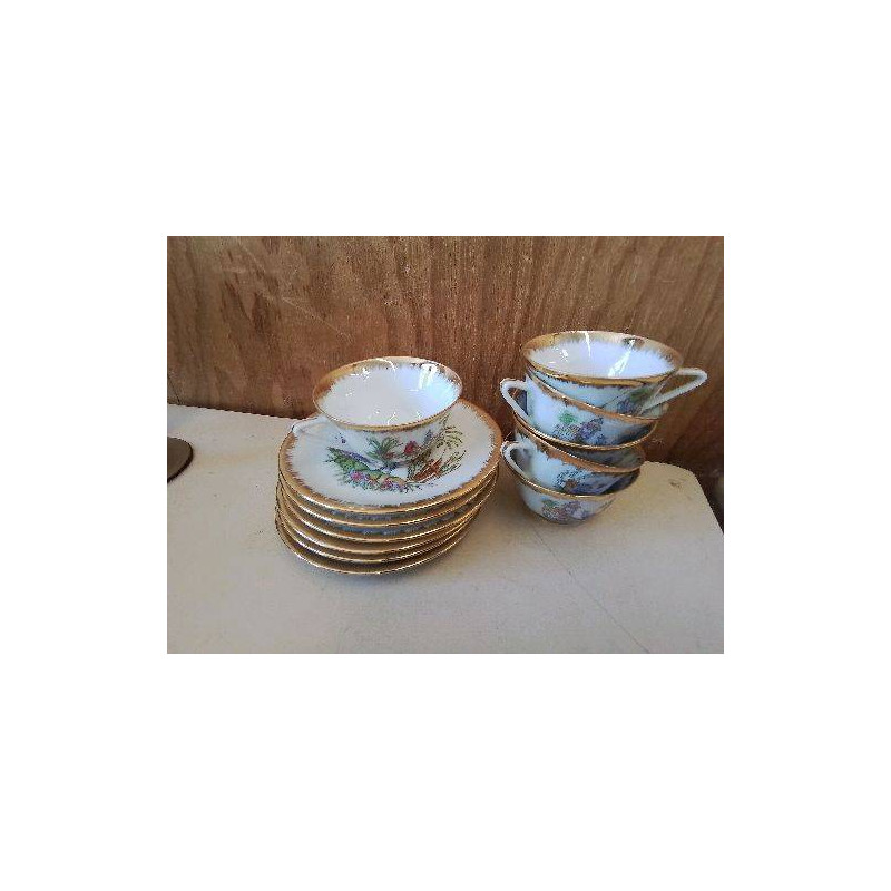 LOT DE 6 TASSES A CAFE