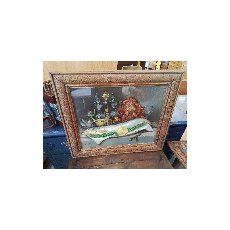 REPRODUCTION NATURE MORTE ENCADRÉ 