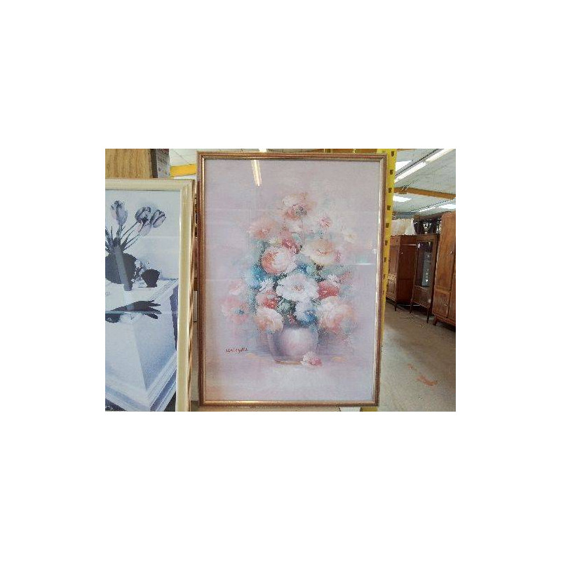 CADRE PEINTURE POT À FLEUR 
