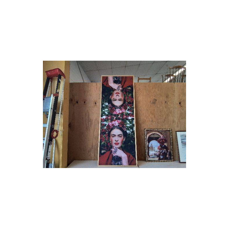 GRAND CADRE FOULARD FRIDA KAHLO 