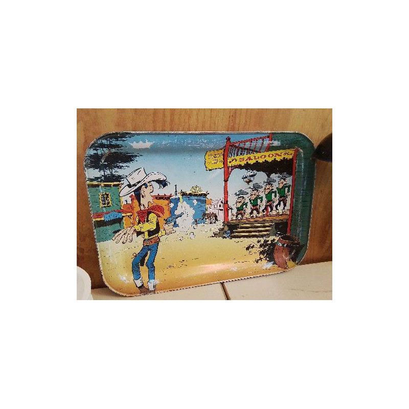 PLATEAU METALIQUE LUCKY LUKE