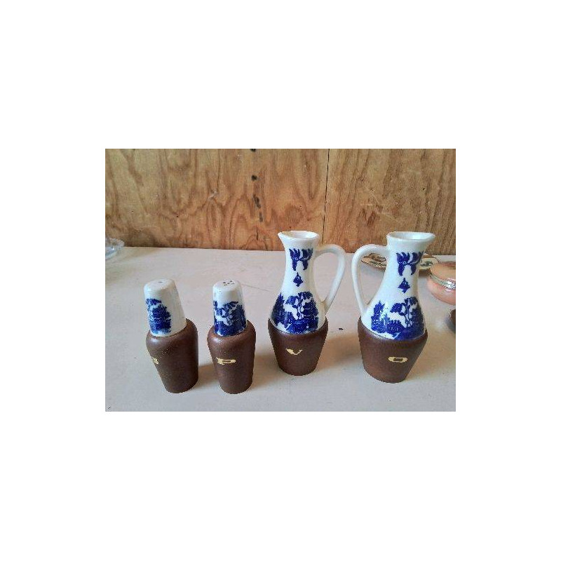 SET DE CONDIMENT BLEU