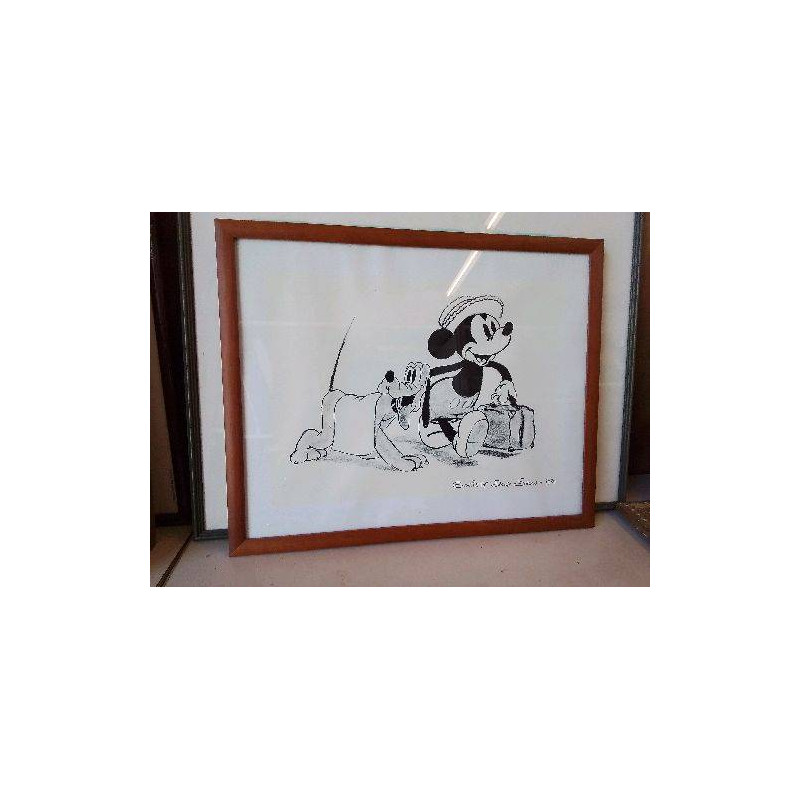 LITHOGRAPHIE DISNEY SOCIÉTÉ DOG SHOW 1939